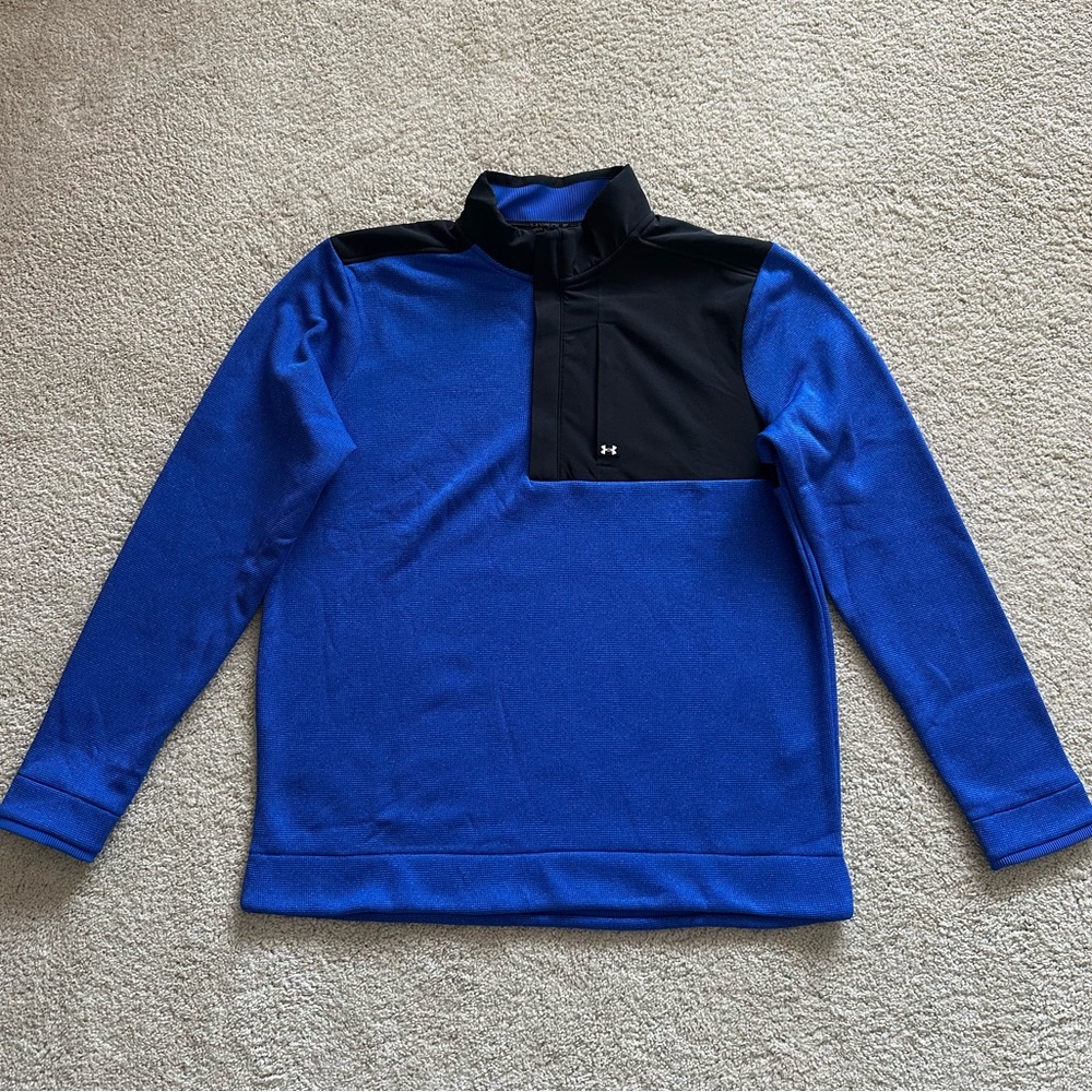Under Armour Royal Blue and Black Men’s Quarter-Zip